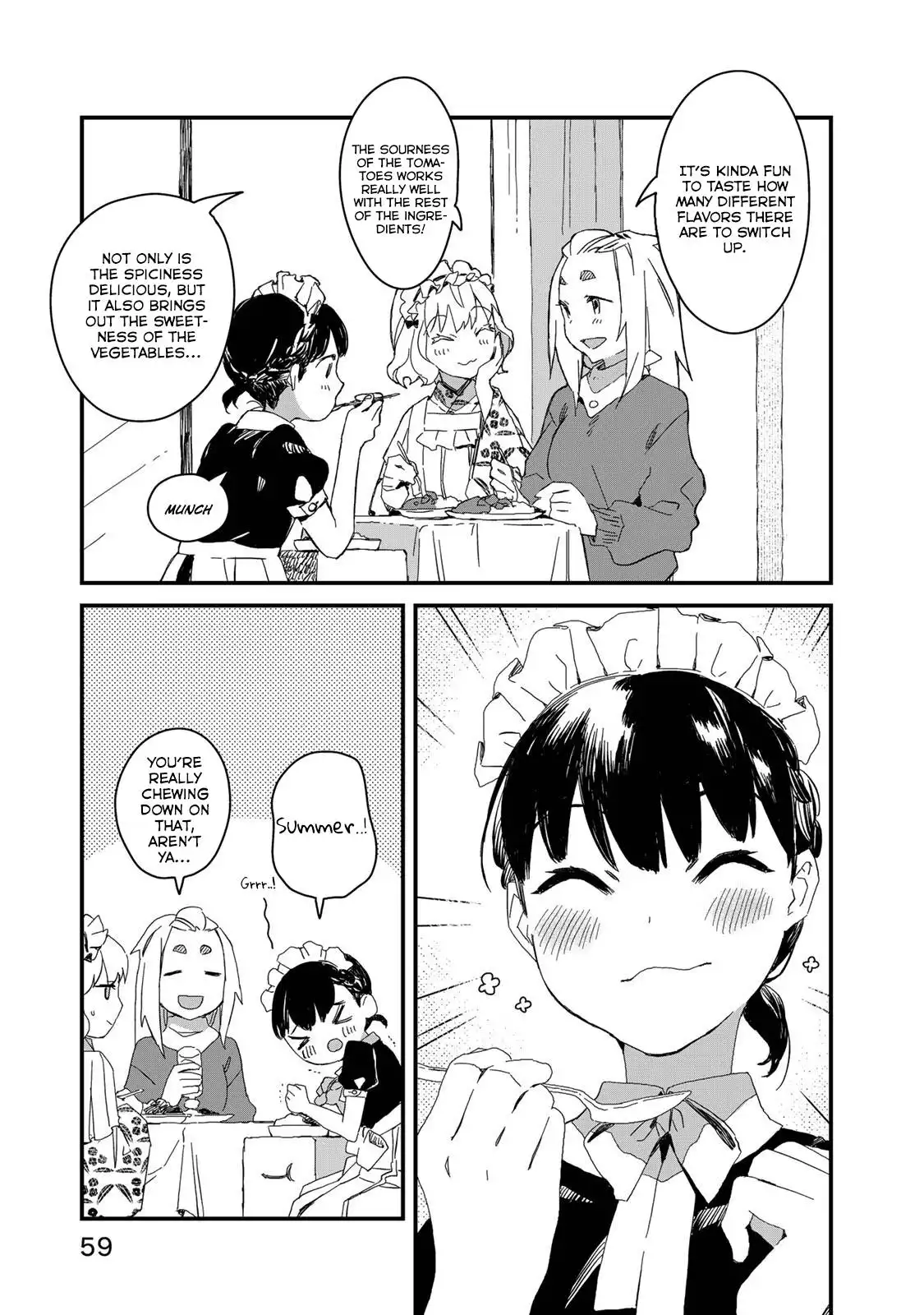 Maid-san wa Taberu Dake Chapter 36 12